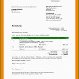 Rechnung 2018 Muster