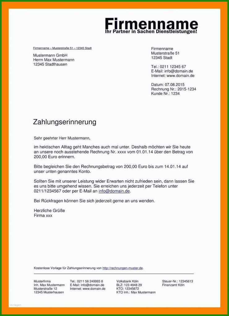 Rechnung Abschlagszahlung Muster