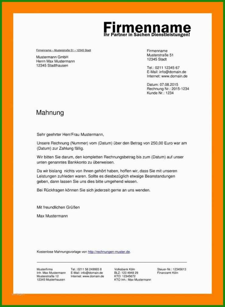 Rechnung Als Privatperson Schreiben Muster