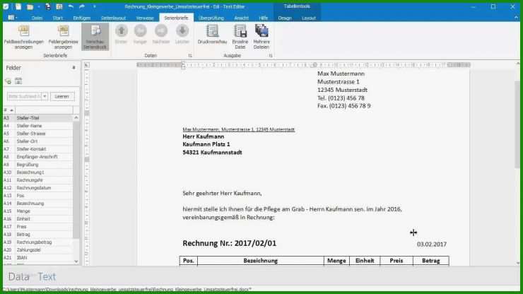 Rechnung Bar Vorlage 4 Rechnung Bar Vorlage