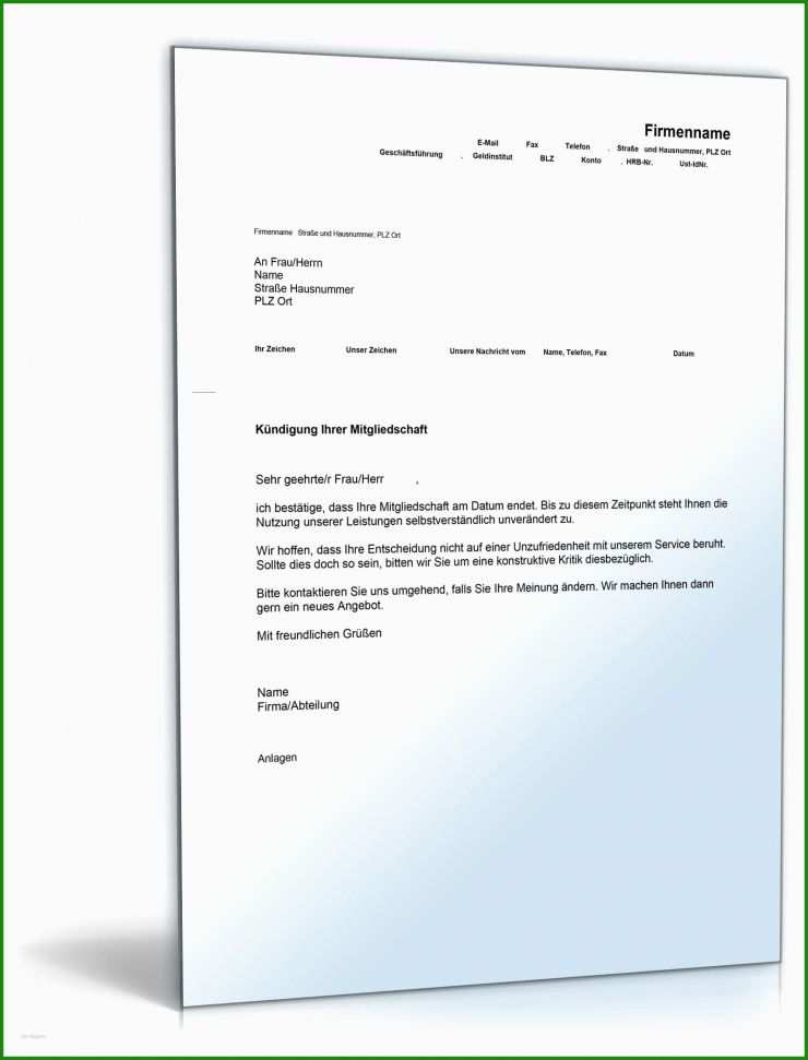 Rechnung Bestätigung Vorlage