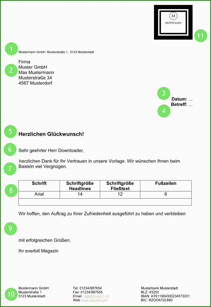 Rechnung Dienstleistungen Muster