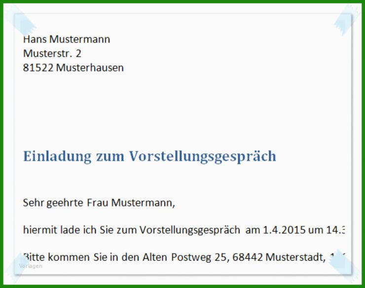 Rechnung Fahrtkosten Vorstellungsgespräch Vorlage