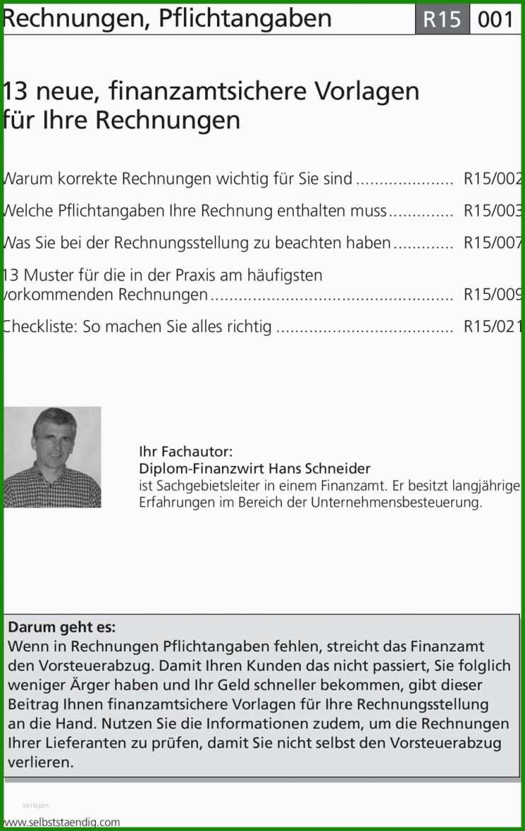 Rechnung Für Provision Muster