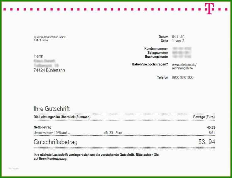 Rechnung Gutschrift Muster 6 Rechnung Gutschrift Muster
