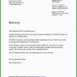 Rechnung Mahnung Vorlagen
