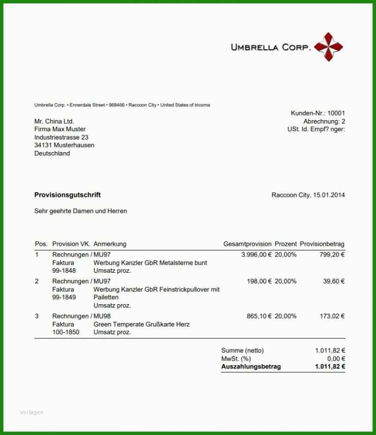 Rechnung Mediengestalter Vorlage