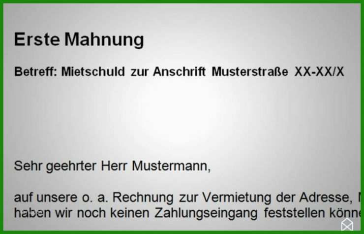 Rechnung Miete Muster