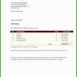 Rechnung Muster Excel