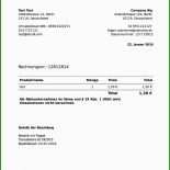 Rechnung Nebengewerbe Muster