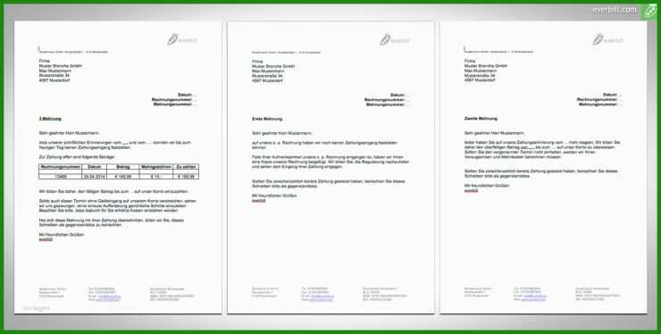 Rechnung önorm Vorlage