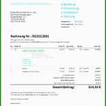 Rechnung Schreiben Muster Kleinunternehmer