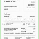 Rechnung Schreiben Vorlage Kleinunternehmer