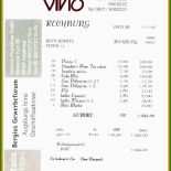 Rechnung Schreiben Vorlage Restaurant