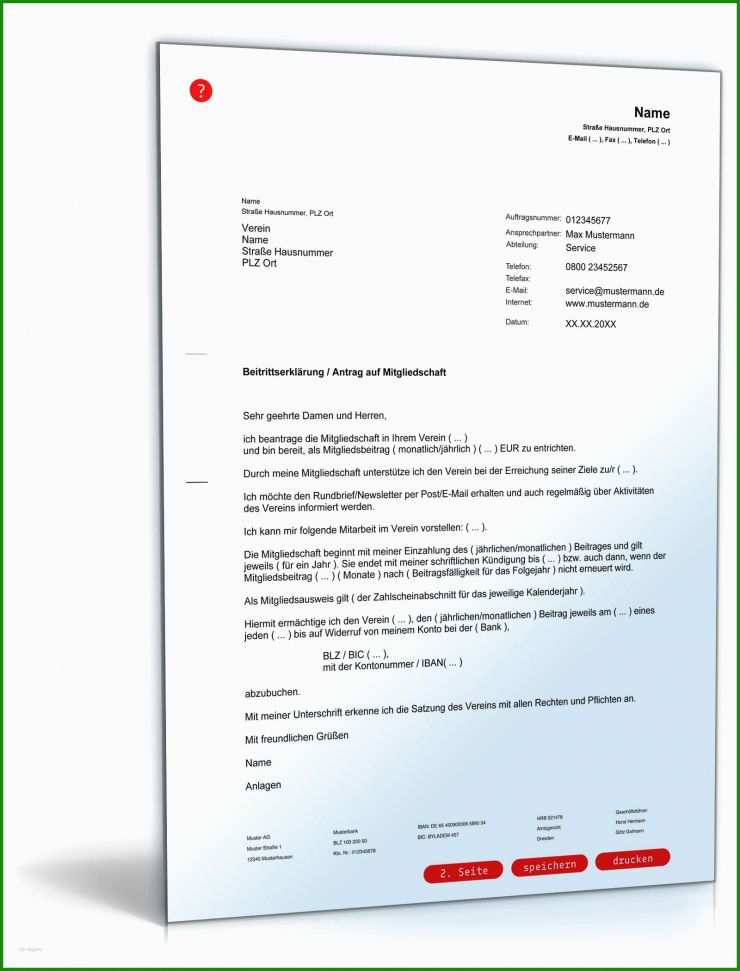 Rechnung Schreiben Vorlage Verein