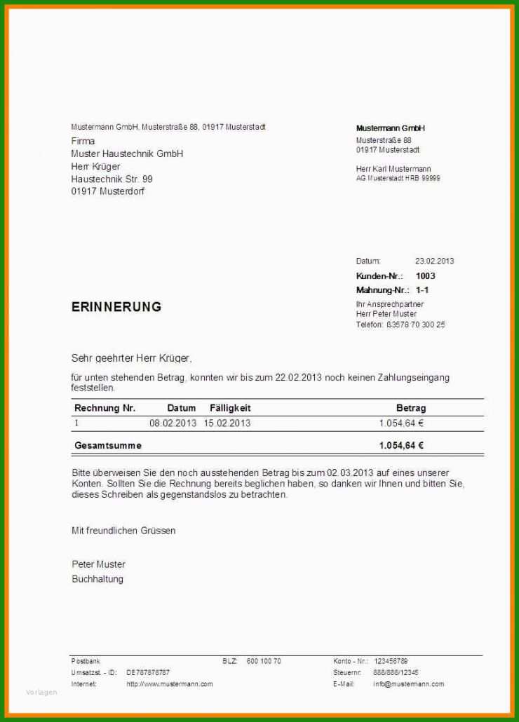 Rechnung Teilzahlung Muster