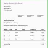 Rechnung über Kleinbeträge Muster