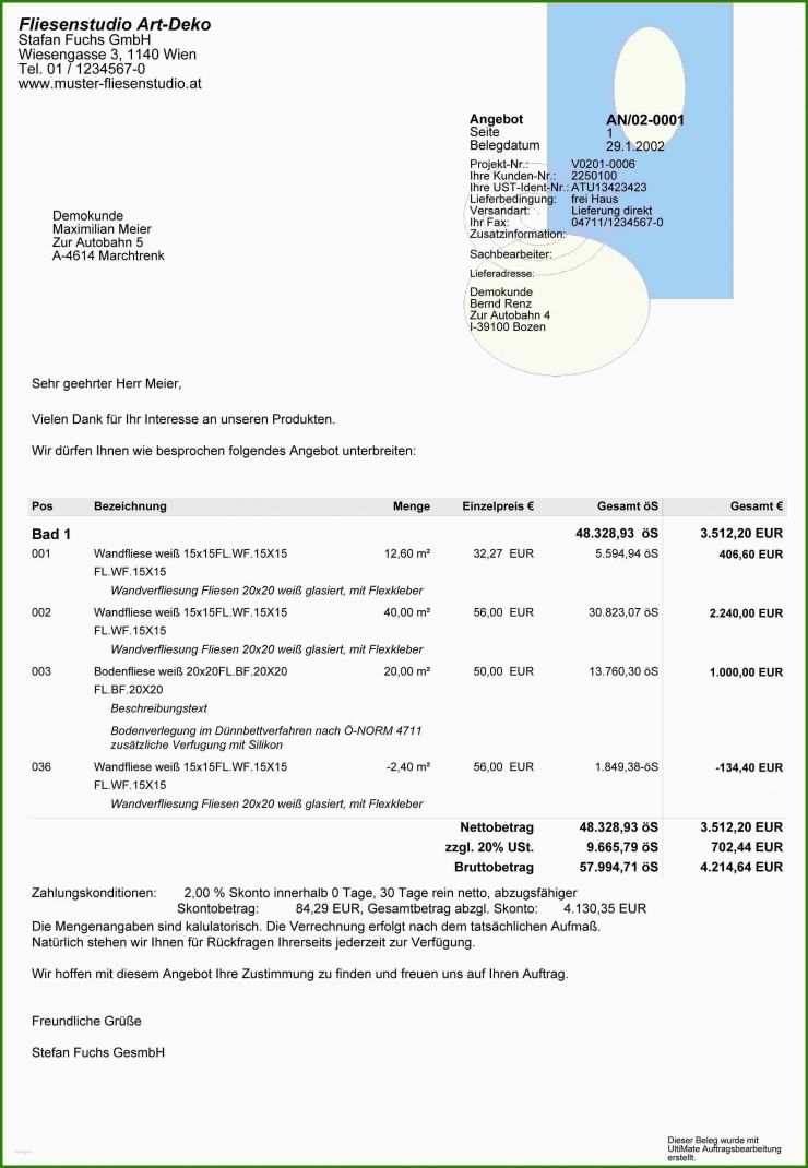 Rechnung übernachtung Muster