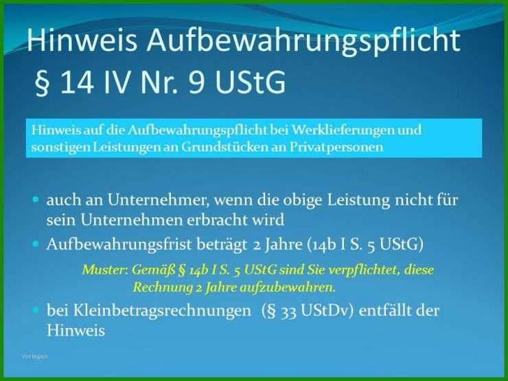 Rechnung Ust Muster