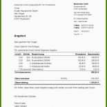 Rechnung Vorlage Dienstleistung