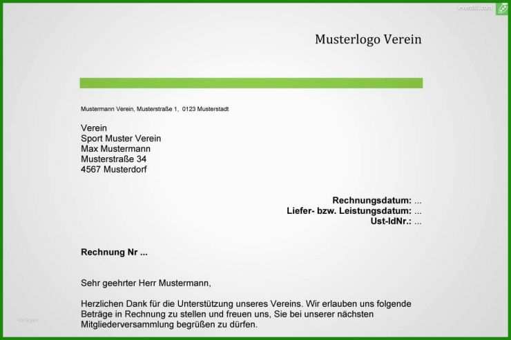 Rechnung Vorlage österreich