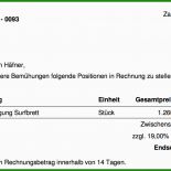 Rechnung Vorlage Unternehmen