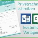 Rechnung Vorlage Word Excel