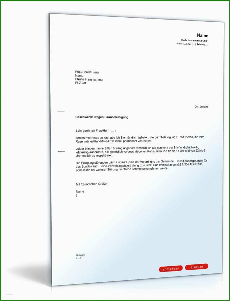 Reklamation Muster Brief 3 Reklamation Muster Brief