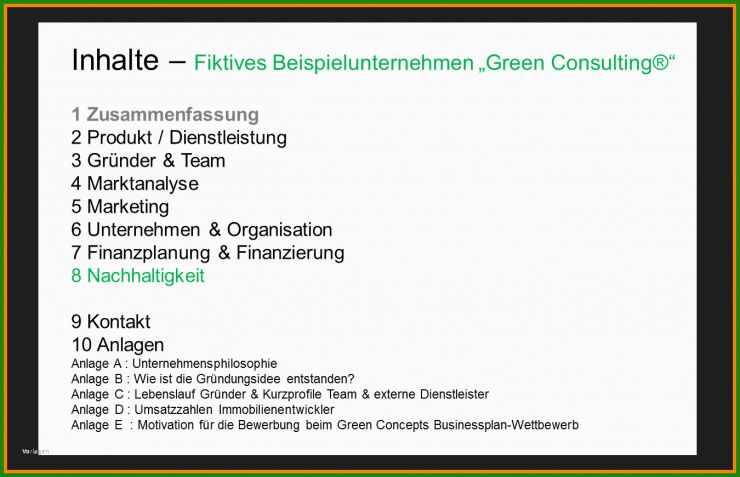 Rentabilität Businessplan Muster
