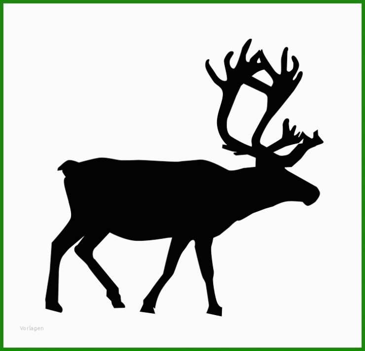 Rentier Vorlage Basteln 1 Rentier Vorlage Basteln