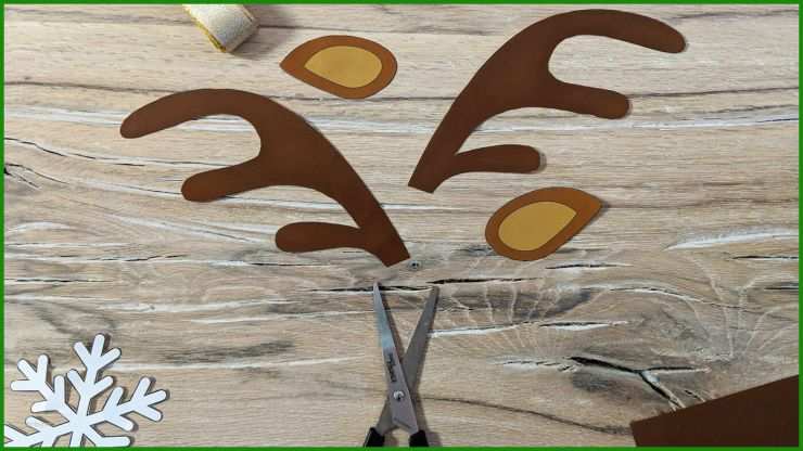 Rentiergeweih Basteln Vorlage 4 Rentiergeweih Basteln Vorlage