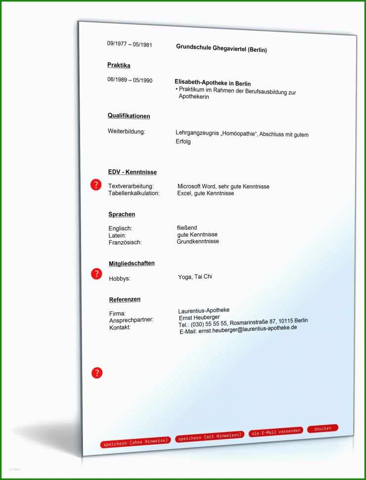 Report Englisch Muster