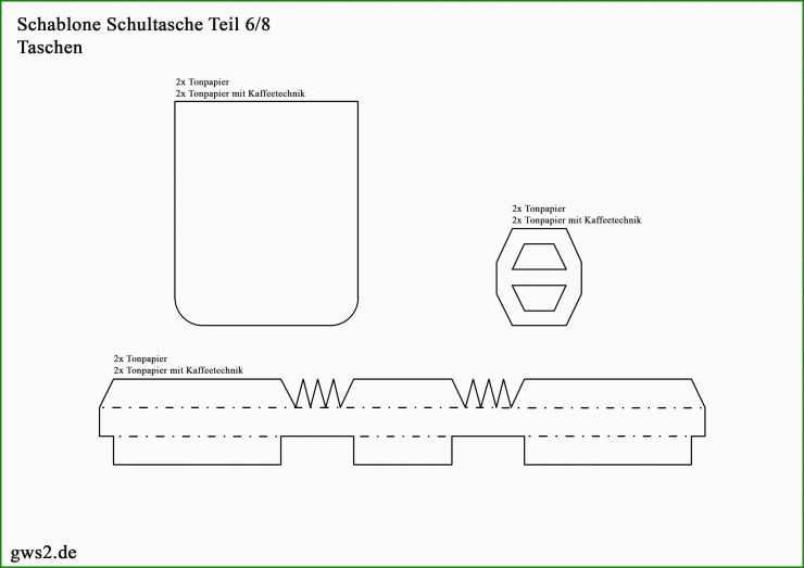 Rucksack Aus Papier Basteln Vorlage