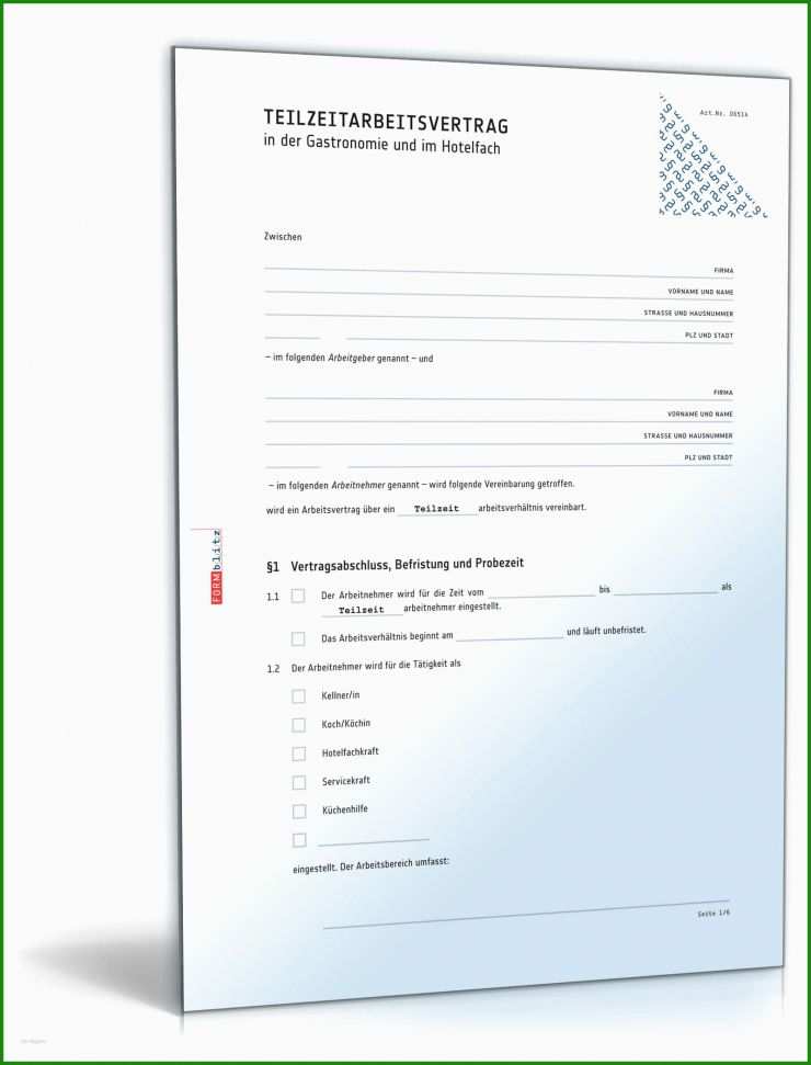 Sachgrundlose Befristung Arbeitsvertrag Muster