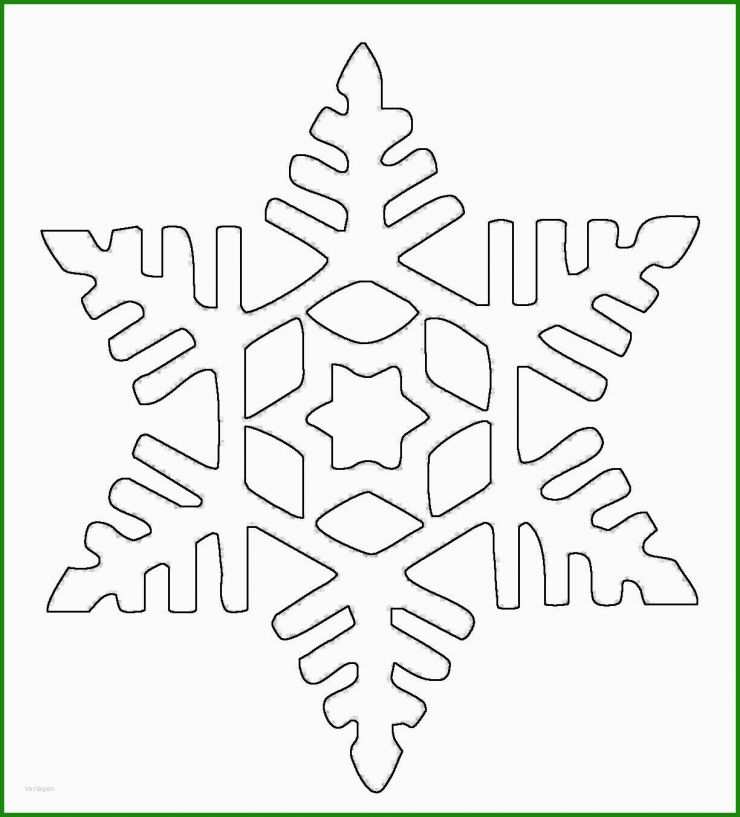Schneeflocken Basteln Vorlagen Zum Ausdrucken