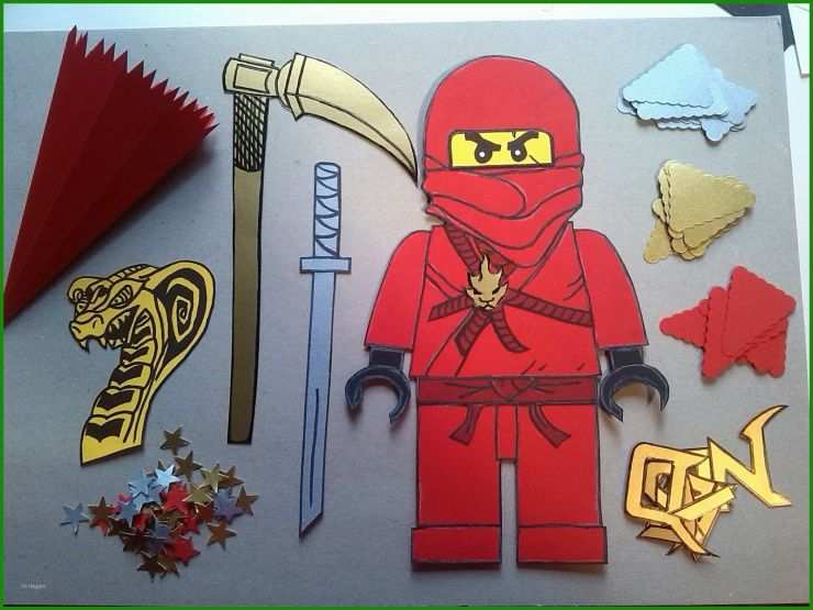 Schultüte Basteln Ninjago Vorlage