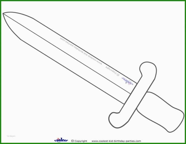 Schwert Basteln Vorlage 2 Schwert Basteln Vorlage