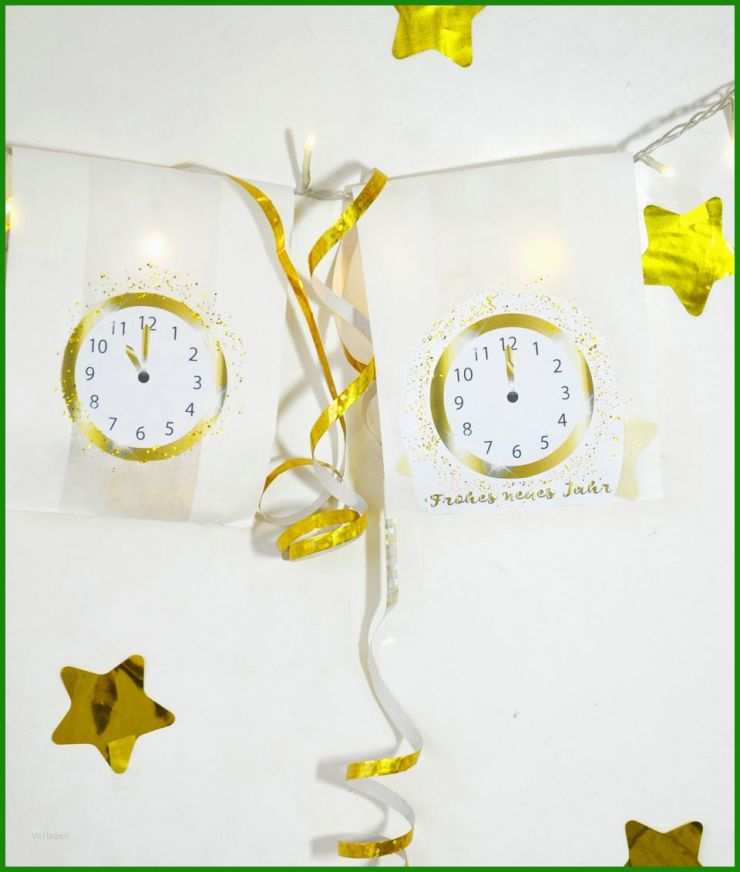 Silvester Basteln Vorlage