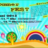 Sommerfest Flyer Vorlage