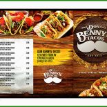 Speisekarte Flyer Vorlage