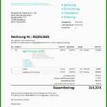 Sponsoring Rechnung Vorlage