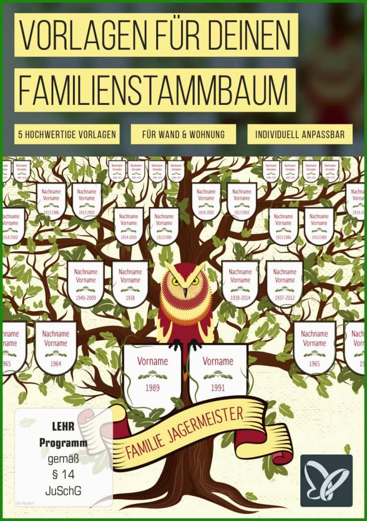Stammbaum Selber Erstellen Vorlage
