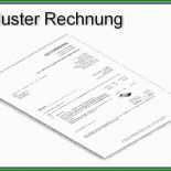 Standard Rechnung Vorlage