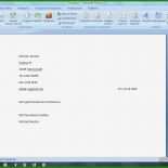 Standart Brief Muster