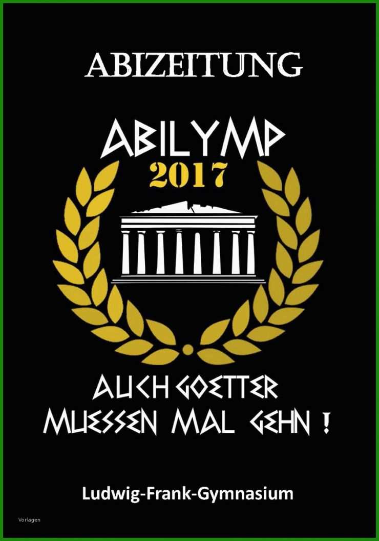 Steckbrief Abizeitung Vorlage