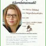 Steckbrief Elternbeirat Kindergarten Vorlage
