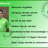Steckbrief Fussball Muster