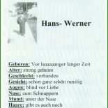 Steckbrief Muster Lustig