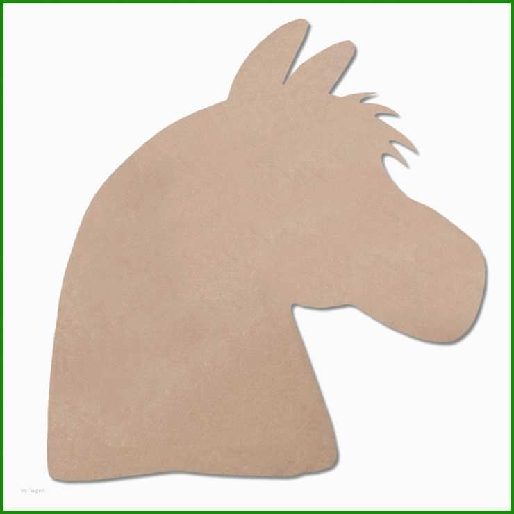 Steckenpferd Basteln Pappe Vorlage