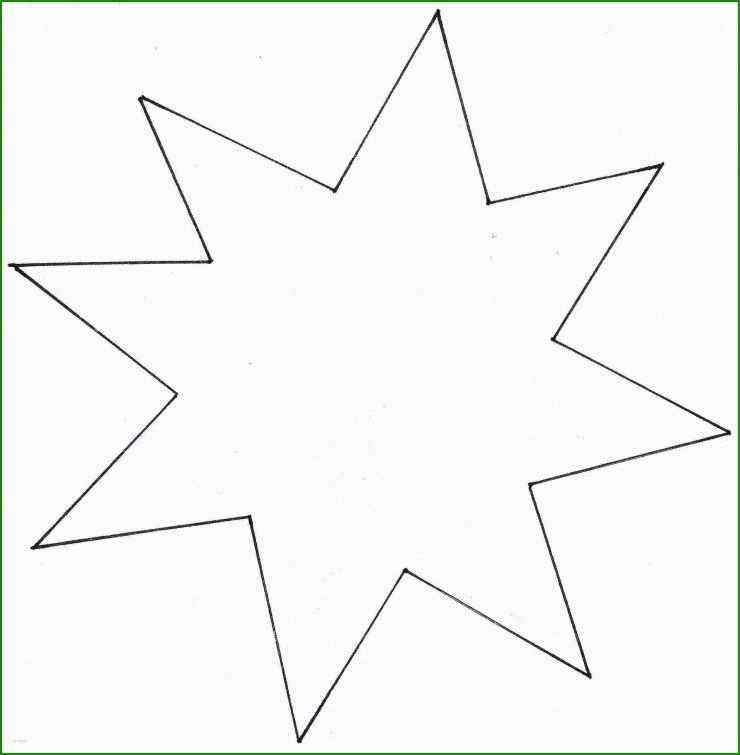 Stern Mit Schweif Vorlage